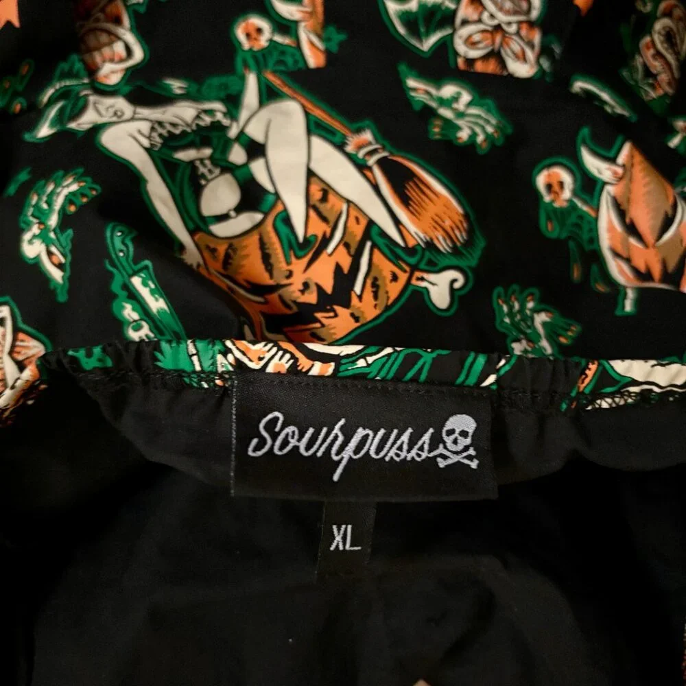 Sourpuss Hallow-Tiki Spooksville Dress - Picture 2 of 6